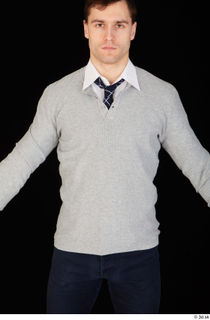 Tomas Salek business clothing dressed grey sweater tie upper body white t shirt 0001.jpg